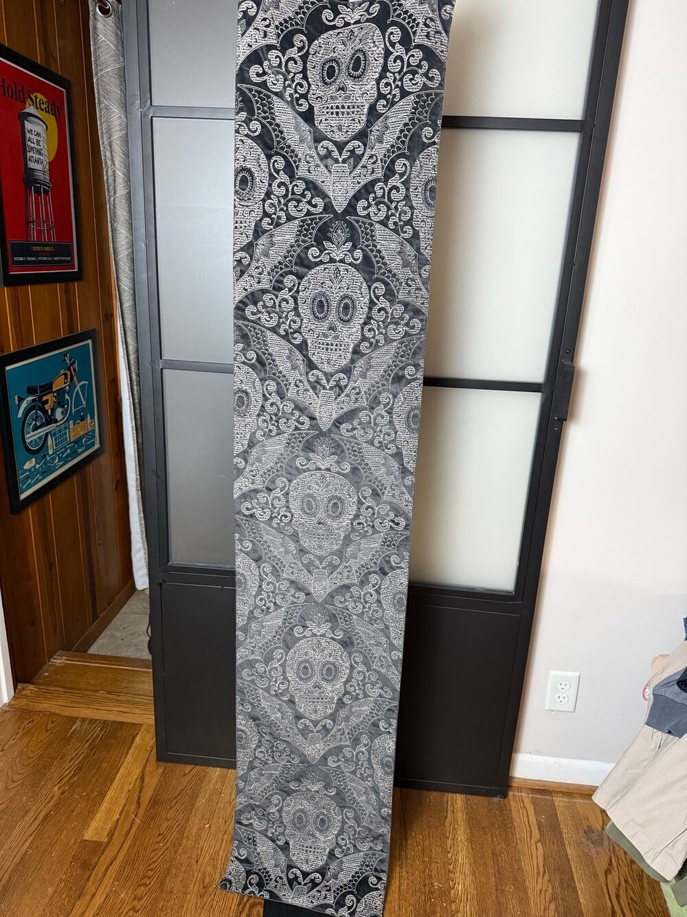 Rachel Zoe Skull and Bats Table Runner